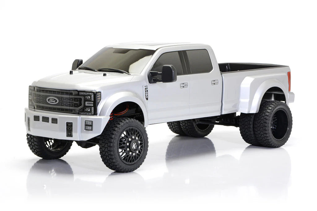 CEN Racing 8988 Silver Mercury 1/10 4WD RTR Ford F-450 KG1 Edition Solid Axle Dually Pickup Truck