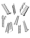 Central Valley 1602 HO Scale Steps & Ladders 4 Pack