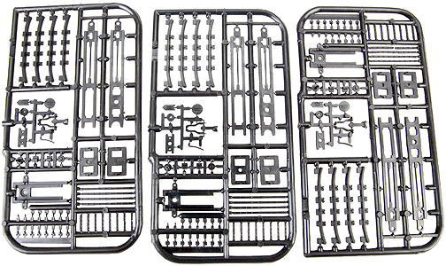 Central Valley 1603 HO Scale Turnout (Switch) Detail Parts (3 Pack)