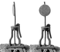 Central Valley 1604 HO Scale Switch Stand Kit (6 Pack)