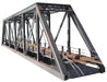Central Valley 1820 N Scale 153' Single Track Modernized Through Truss Bridge Kit with Walkways (11 15/32")