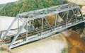 Central Valley 1906 HO Scale 150' Through-Truss Bridge Kit with Gusseted Girders