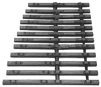 Central Valley 2902 HO Scale #9 Right Hand CVT Curvable Switch Tie Strip