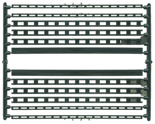 Central Valley HO Scale 1906-5 5-7/8" Gusseted Bridge Girders Kit (10 Pack)
