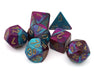 Chessex CHX 20649 Gemini® Purple-Teal/Gold Mini-Hedral™ 7-Die Set