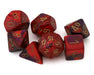 Chessex CHX 26426 Gemini® Purple-Red/Gold Polyhedral 7-Die Set