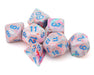 Chessex CHX 27544 Festive® Pop Art™/Blue Polyhedral 7-Die Set