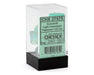 Chessex CHX 27575 Borealis® Light Green/Gold Luminary™ Polyhedral 7-Die Set