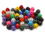 Chessex CHX 29412 Bag of 50™ Assorted Loose Opaque Polyhedral d12 Dice Set