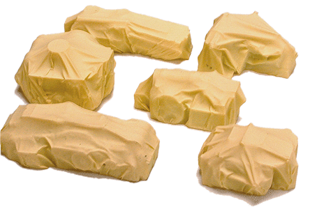 Chooch 7220 HO Scale Wrapped Machinery Load - 6 Assorted Pieces