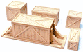 Chooch 7243 HO Scale Heavy Crates Load