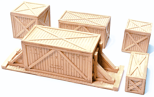 Chooch 7243 HO Scale Heavy Crates Load