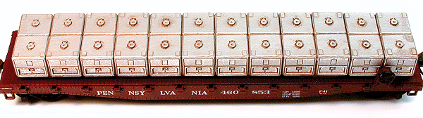 Chooch 7286 HO Scale Small Barium Oxide Bins Cast Resin Freight Car Load