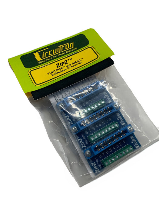 Circuitron 800-6606 ZipZ Connection System for Tortoise or Smail (6 Pack)
