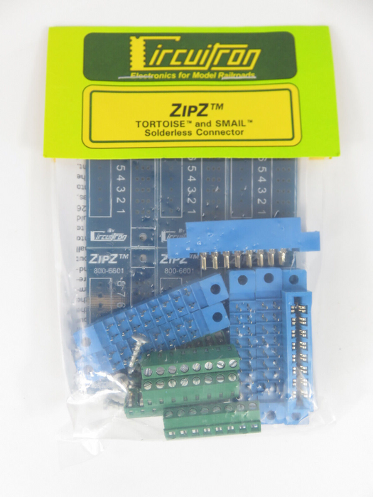 Circuitron 800-6616 ZipZ Connection System Kit for Tortoise or Smail (6 Pack)