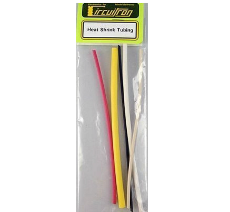 Circuitron 800-8700 Heat Shrink Tubing Assortment - 6" of each 3/64,1/16,3/32,1/8,and 3/16.