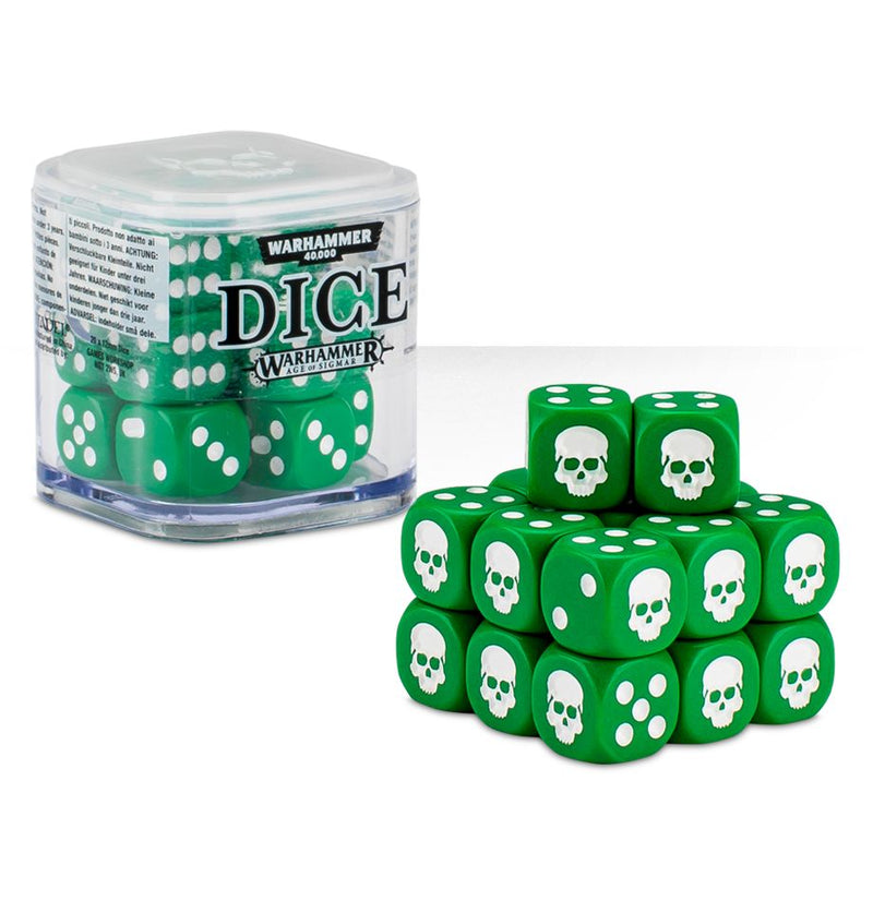 Citadel Warhammer (65-36G) Green Dice Cube
