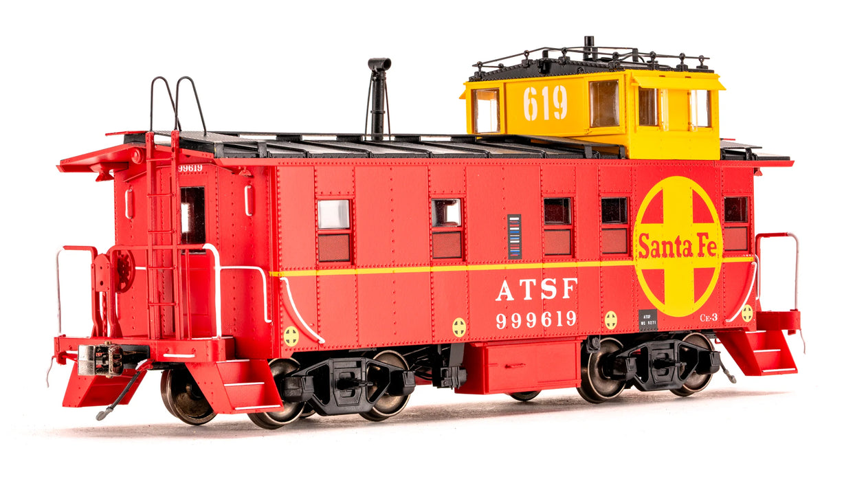 Class One Model Works CB00304 HO Scale Santa Fe Peaked Roof Caboose CE-3 ATSF 999619