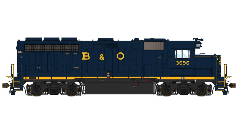Class One Model Works EMD GP40 1A3 Baltimore & Ohio B&O 3696