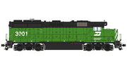 Class One Model Works EMD GP40 1A3 Burlington Northern BN 3001