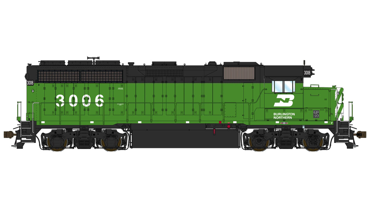 Class One Model Works EMD GP40 1A3 Burlington Northern BN 3006