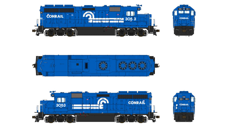 Class One Model Works EMD GP40 1A3 Conrail CR 3053