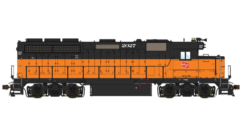 Class One Model Works EMD GP40 1A3 Milwaukee Road MILW 2027