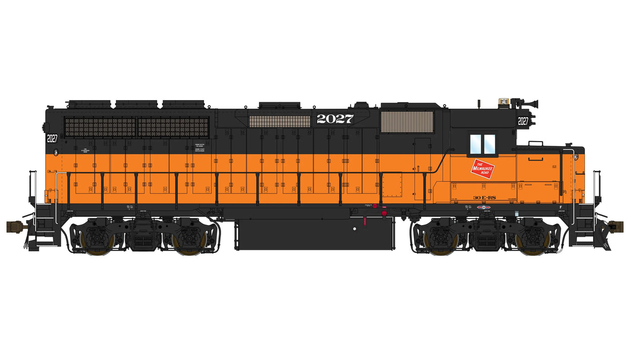 Class One Model Works EMD GP40 1A3 Milwaukee Road MILW 2027