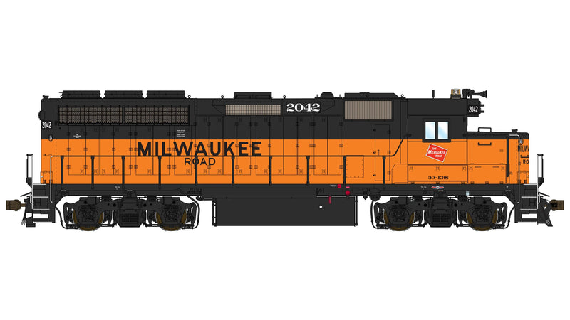 Class One Model Works EMD GP40 1A3 Milwaukee Road MILW 2042