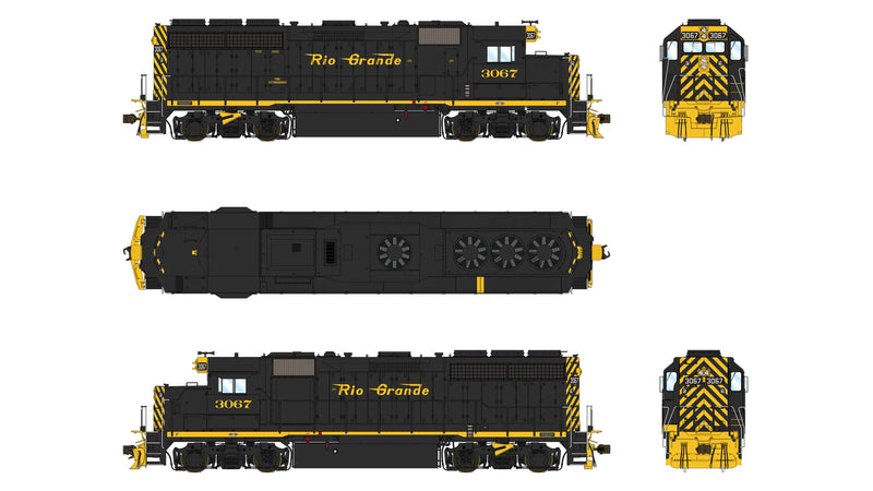 Class One Model Works EMD GP40 1A3 Rio Grande D&RGW 3067