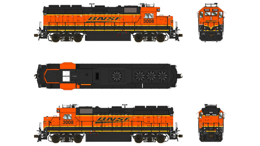 Class One Model Works EMD GP40-2 1A3 Rebuild BNSF 3008