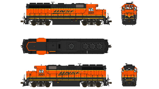 Class One Model Works EMD GP40-2R 1A3 Rebuild BNSF 3001