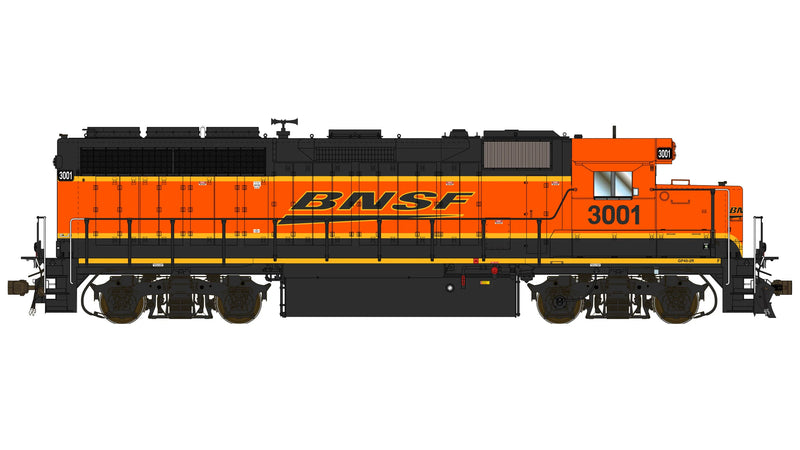 Class One Model Works EMD GP40-2R 1A3 Rebuild BNSF 3001
