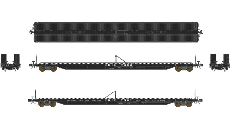 Class One Model Works F39 75' Flatcar Erie