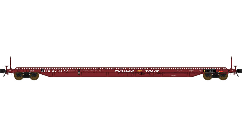 Class One Model Works F39 75' Flatcar Trailer Train 'Brown' JTTX