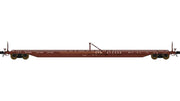 Class One Model Works F39 75' Flatcar Trailer Train 'Early Brown' T.T.X.