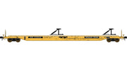 Class One Model Works F39 75' Flatcar Trailer Train 'Yellow' TTX