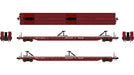 Class One Model Works F39A 75' Flatcar Trailer Train 'Brown' TTX
