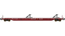 Class One Model Works F39A 75' Flatcar Trailer Train 'Brown' TTX