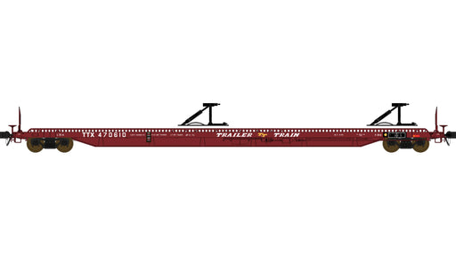 Class One Model Works F39A 75' Flatcar Trailer Train 'Brown' TTX