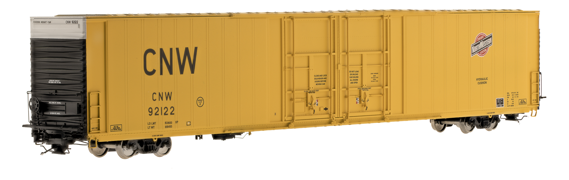 Class One Model Works FC00308 HO Scale Thrall 86' 4 Door Boxcar Chicago NorthWestern C&NW 92513