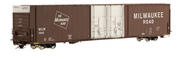 Class One Model Works FC00313 HO Scale Thrall 86' 4 Door Boxcar Milwaukee Road MILW 4972