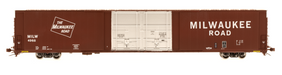 Class One Model Works FC00313 HO Scale Thrall 86' 4 Door Boxcar Milwaukee Road MILW 4972