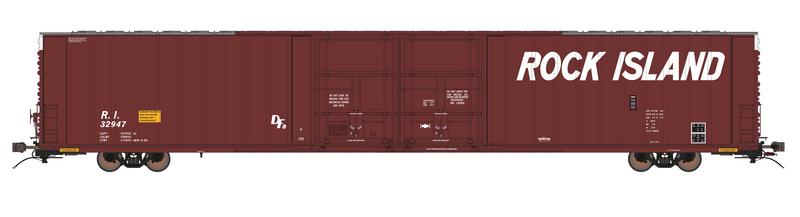 Class One Model Works FC00321 HO Scale Thrall 86' 4 Door Boxcar Rock Island RI 32947