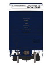 Class One Model Works FC00405 HO Scale Thrall 86' 8 Door Boxcar Chessie System B&O 493059