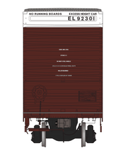 Class One Model Works FC00412 HO Scale Thrall 86' 8 Door Boxcar Erie Lackawanna EL 92301