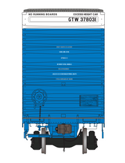 Class One Model Works FC00416 HO Scale Thrall 86' 8 Door Boxcar Grand Trunk Western GTW 378031