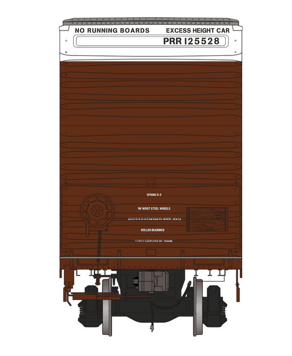 Class One Model Works FC00421 HO Scale Thrall 86' 8 Door Boxcar Pennsylvania PRR 125528