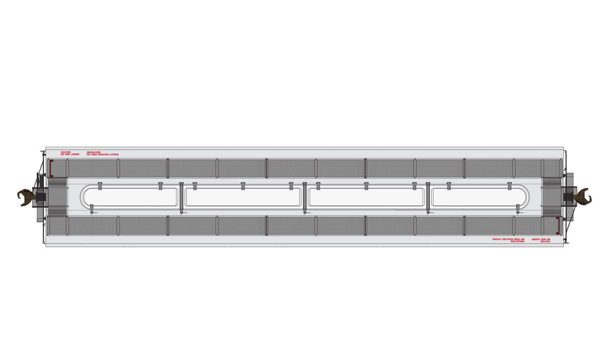 Class One Model Works FC00506 HO Scale ARI 5200 Covered Hopper KCS 286140