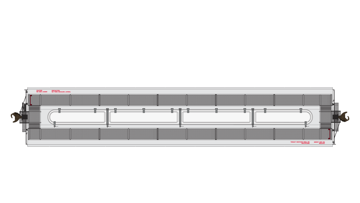 Class One Model Works FC00534 HO Scale ARI 5200 Covered Hopper Ex-KCS COER 354928